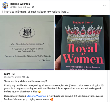 <span>The Secret Lives of Royal Women:</span> Arrives in England!